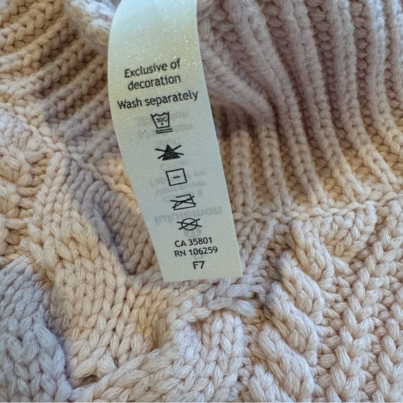 Lululemon Turtleneck Bring The Cozy Misty Pink, Size 6 Mock Neck Cotton - Picture 6 of 10